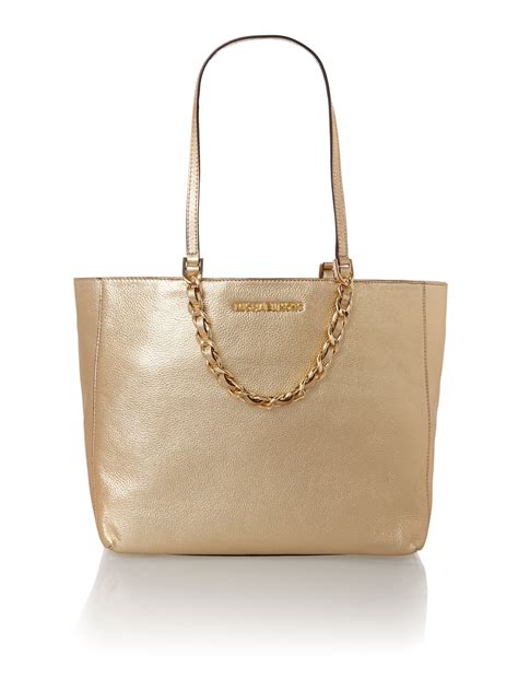 michael kors purse with gold screws|michael kors linen with gold.